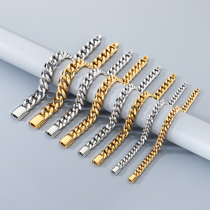 Ceramic Link Bracelet - KALEN 12/15mm Miami Cuban Link Bracelet