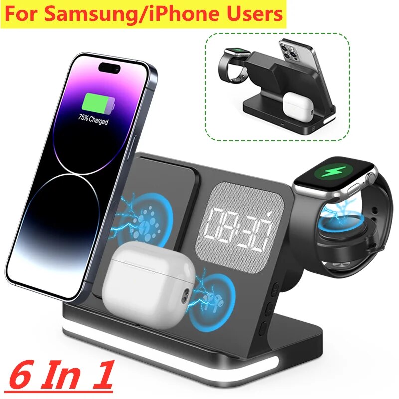 Wireless Charger Watch - Wireless Charger Stand For iPhone 15