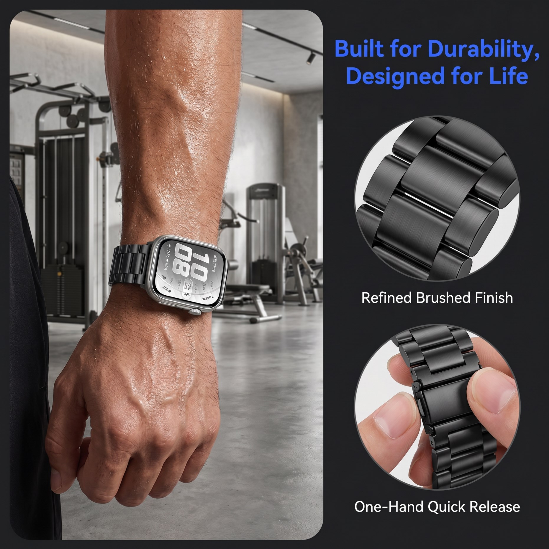 Stainless steel Strap For Huaw - Smart Watch Accessories recension och pris