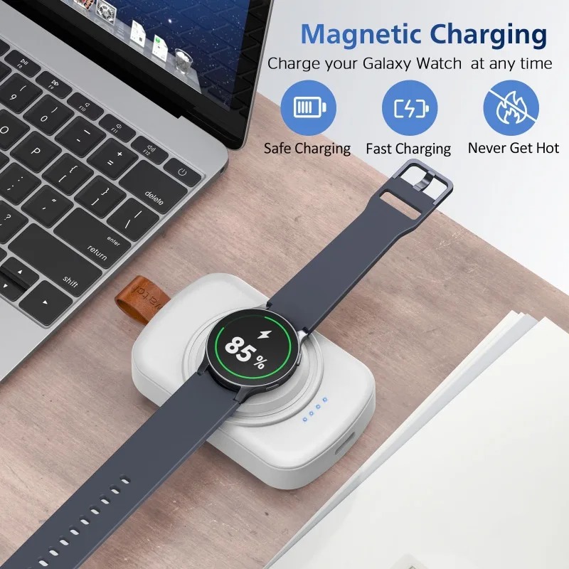 Portable 1800mAh Magnetic Wire - Wireless Charger Watch recension och pris