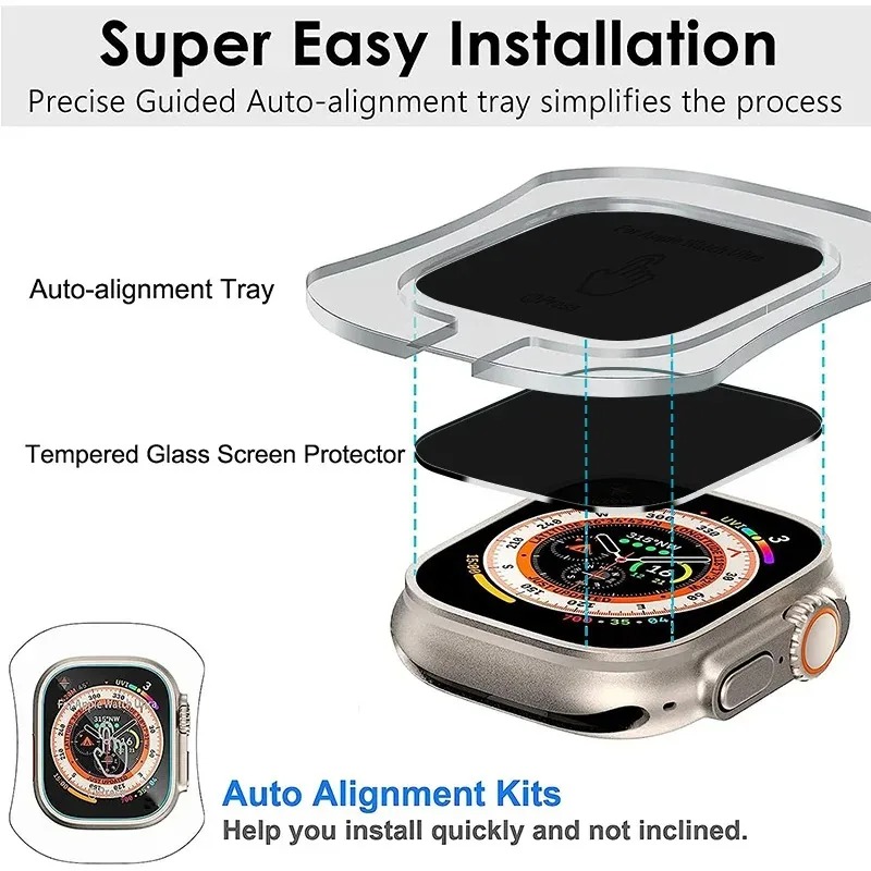 Tempered Glass for Apple Watch - Watch Case Bumper recension och pris