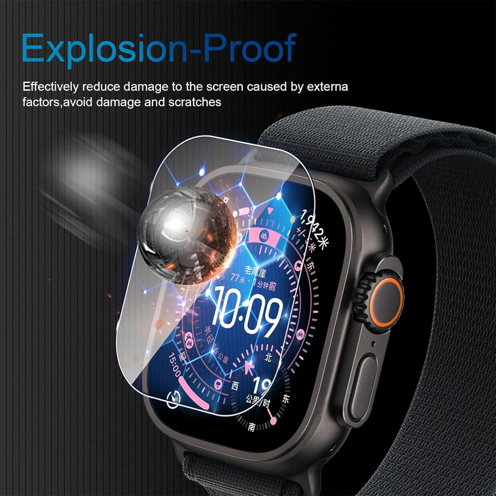 Tempered Glass For Apple Watch - Watch Case Bumper recension och pris