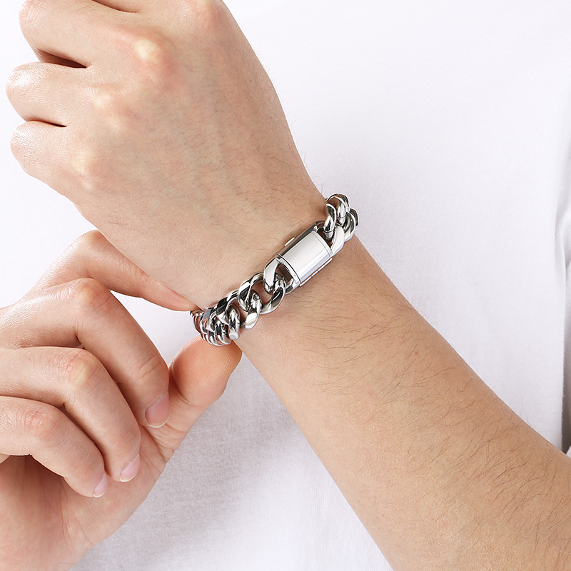 KALEN 12/15mm Miami Cuban Link - Ceramic Link Bracelet recension och pris
