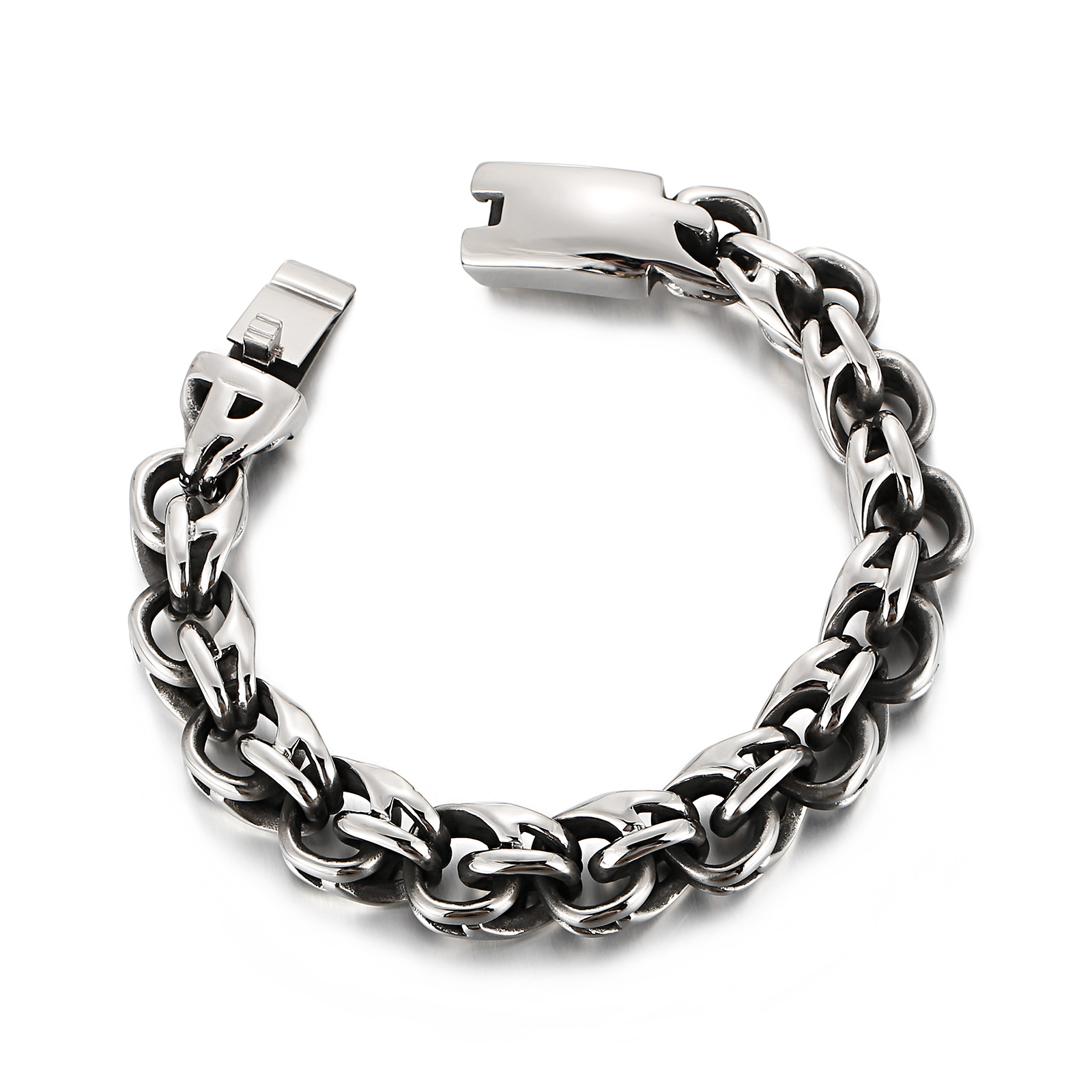 Twisted Link Chain Men Bracele - Ceramic Link Bracelet recension och pris