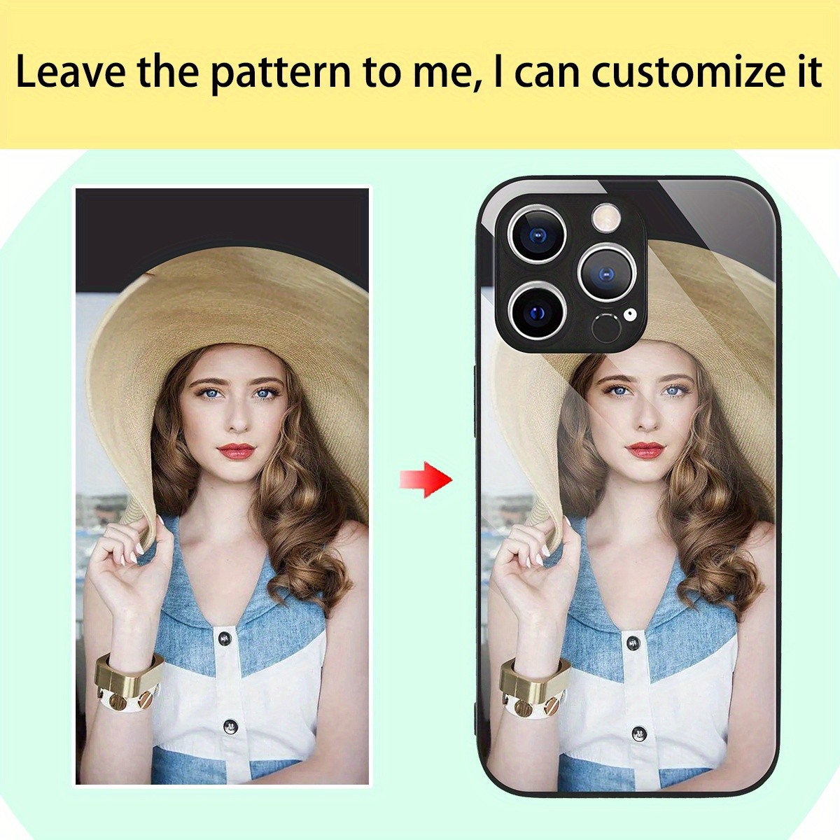 Custom Photo Mirror Glass Case - Screen Protector Film recension och pris