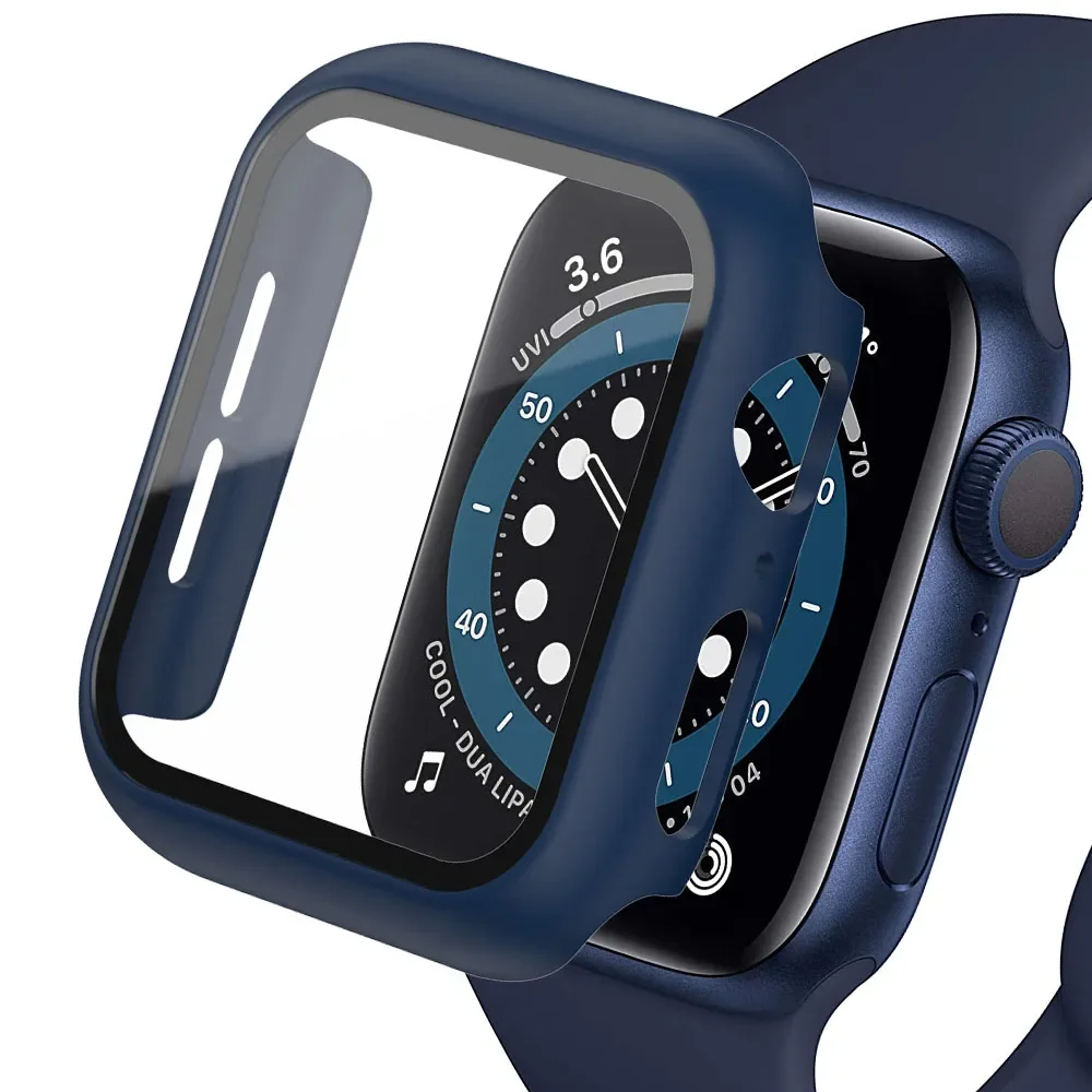Tempered Glass+cover For Apple - Smartwatch Icon recension och pris