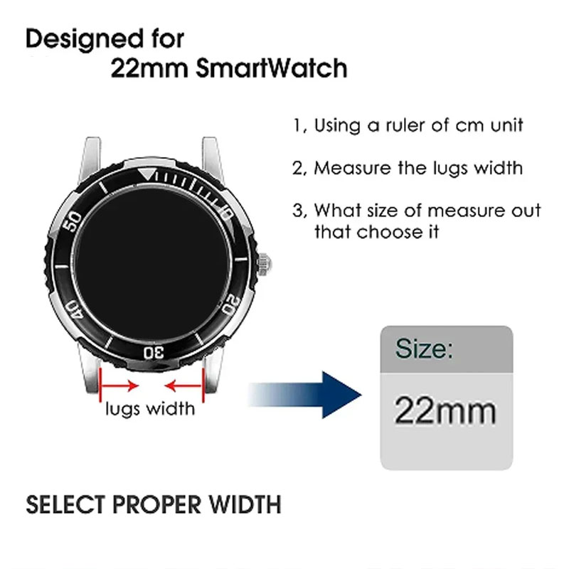 22mm Ocean Strap For OnePlus W - Smartwatch X2 recension och pris