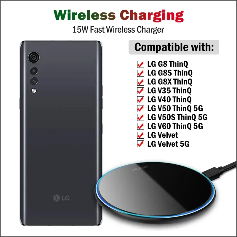 15W Fast Wireless Charger for  - Wireless Charger Watch recension och pris