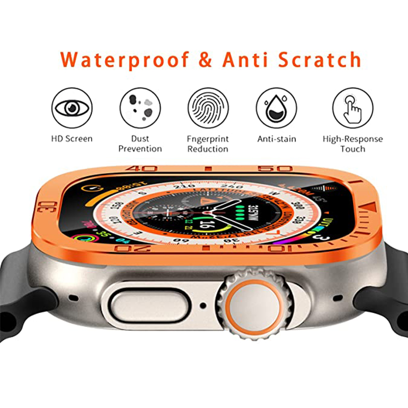 Tempered Glass for Apple Watch - Watch Case Bumper recension och pris
