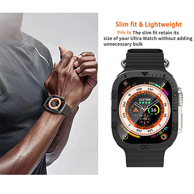 Tempered Glass for Apple Watch - Watch Case Bumper recension och pris