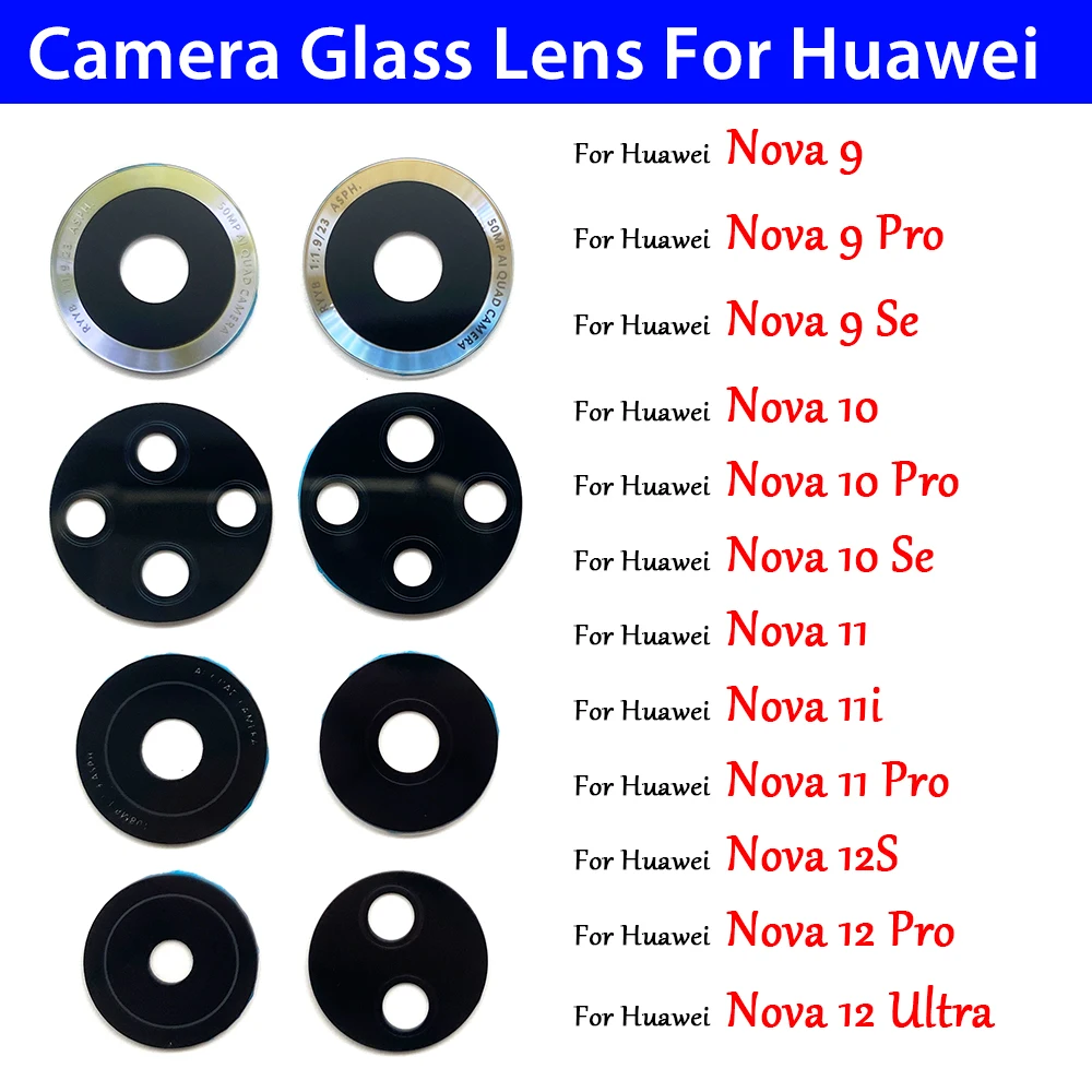 10 PCS Rear Back Camera Glass  - Huawei Nova 12 recension och pris