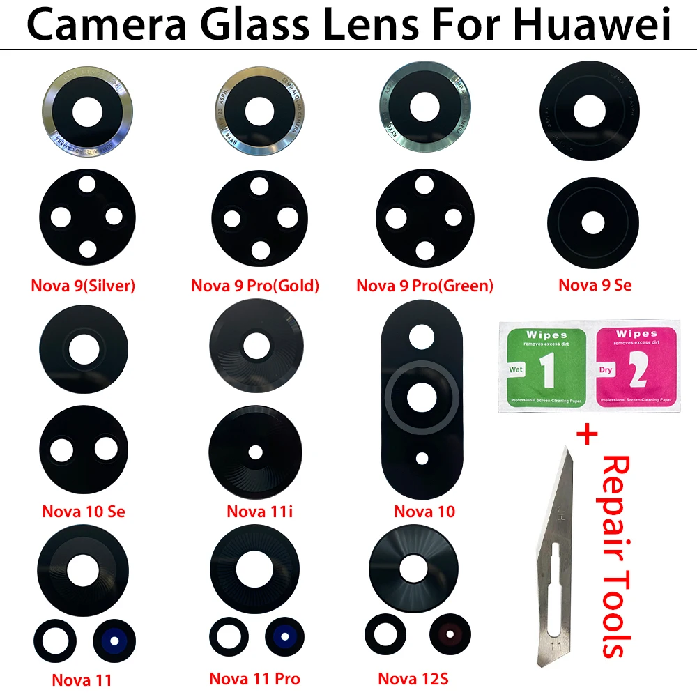 10 PCS Rear Back Camera Glass  - Huawei Nova 12 recension och pris