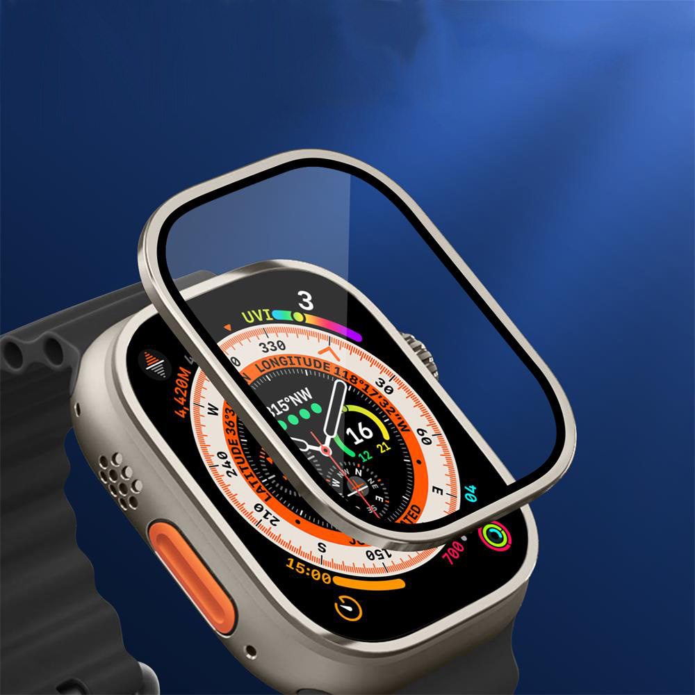 Metal Bumper+Tempered Glass Fo - Watch Case Bumper recension och pris