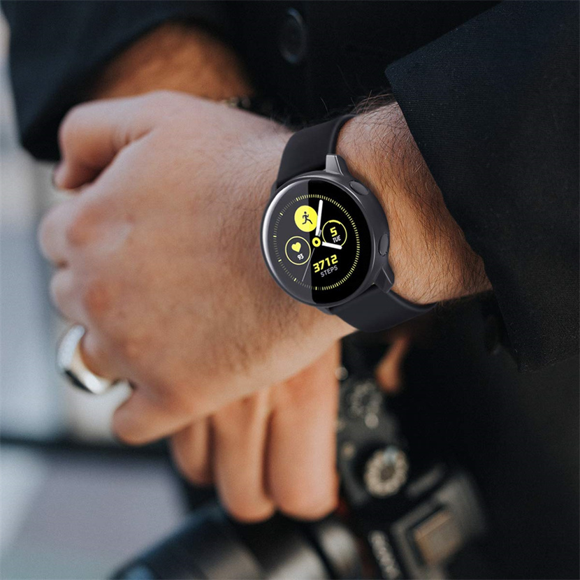 Tempered Glass Case for Samsun - Smartwatch Icon recension och pris