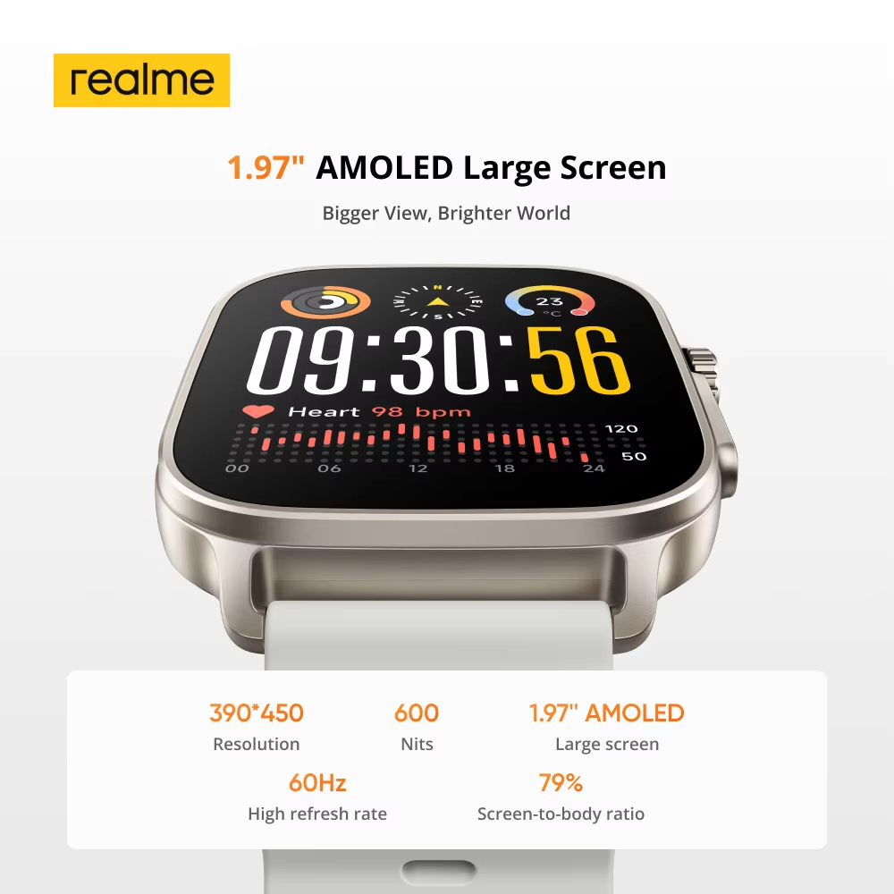 Global Version realme watch 5  - Smartwatch X2 recension och pris