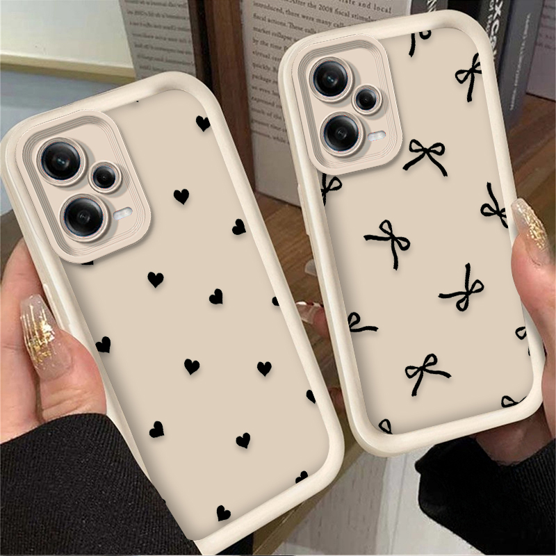 Black Love Heart Bowknot Phone - Xiaomi Redmi Note 13 recension och pris