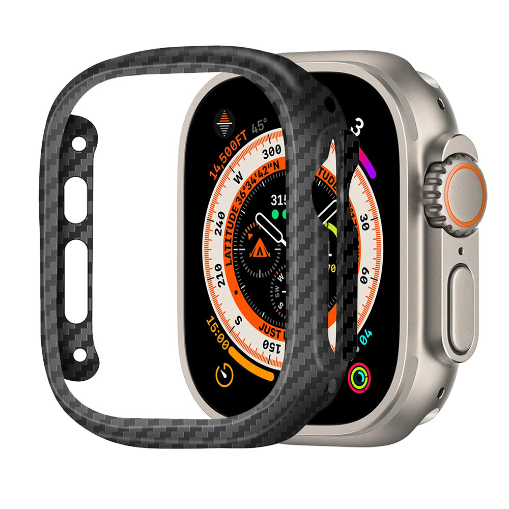 Kevlar Carbon Fibre Thin Case  - Watch Case Bumper recension och pris