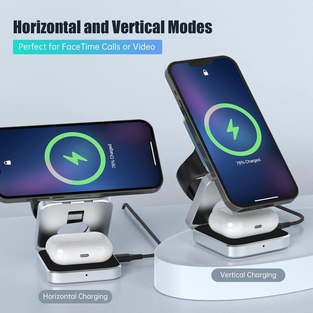 Foldable Magnetic Wireless Cha - Wireless Charger Watch recension och pris