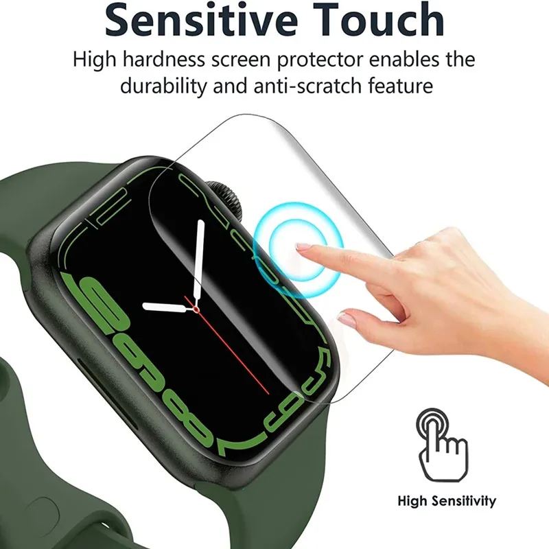 3PCS Hydrogel Film for Apple W - Watch Case Bumper recension och pris