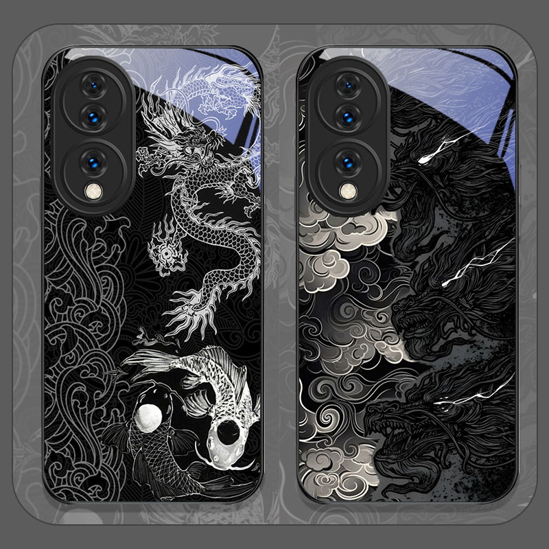 Aesthetic Cool Black Dragon Pr - Huawei Nova 12 recension och pris