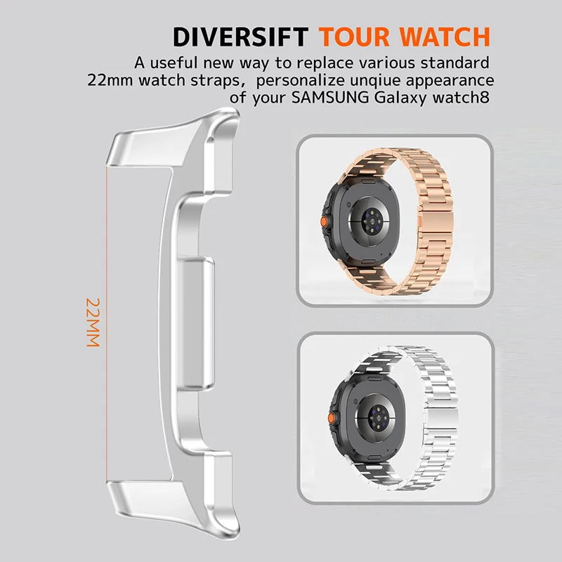 22mm WatchBand Connector for s - Smart Watch Accessories recension och pris